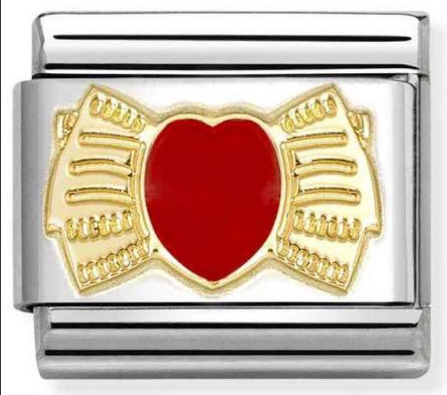 Charms Nomination Link 18K zawieszka charms Kokardka w kształcie serca 030207 56.jpg